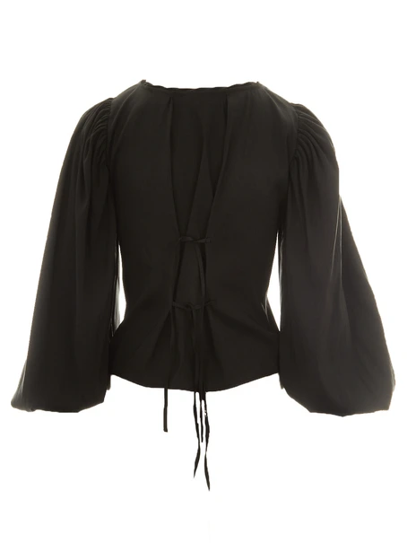 LAAGAM VIVIENNE BLACK BLOUSE