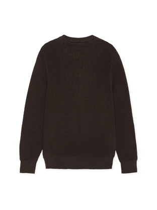Les Deux Rib Crewneck Knit