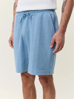 Les Deux Stripe Jacquard Shorts