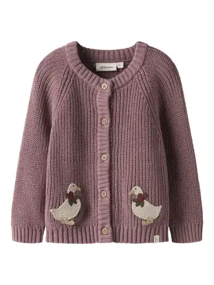 Lil' Atelier NMFEMLEN LAK LS KNIT CARD LIL