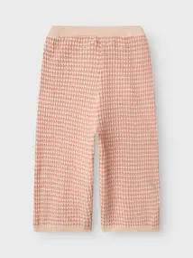 Lil' Atelier NMFHALMA WIDE CROPPED KNIT PANT LIL