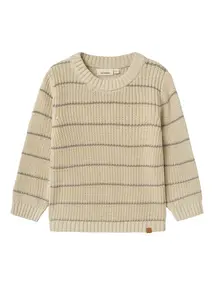 Lil' Atelier NMMEMLEN LS KNIT STRIPES LIL