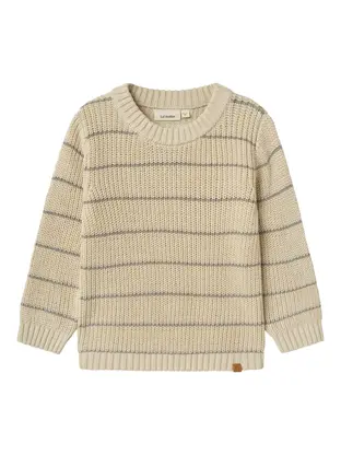 Lil' Atelier NMMEMLEN LS KNIT STRIPES LIL