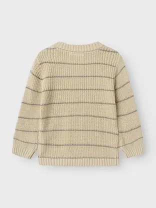 Lil' Atelier NMMEMLEN LS KNIT STRIPES LIL