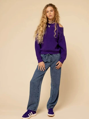 LOOXS 10sixteen 10Sixteen Denim loose pants
