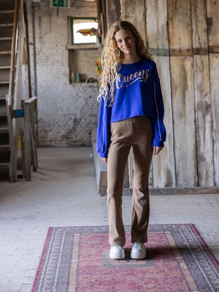 LOOXS 10sixteen 10Sixteen Flare Rib pants