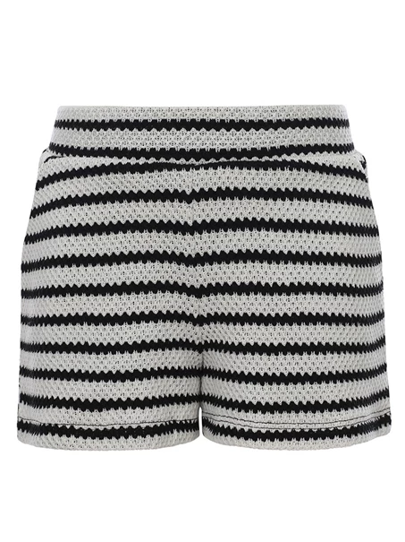LOOXS 10sixteen 10Sixteen striped knit shorts