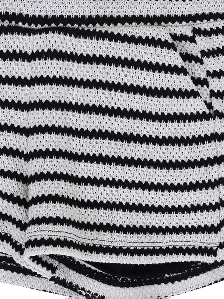 LOOXS 10sixteen 10Sixteen striped knit shorts