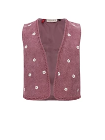 LOOXS Little Little embroidered gilet