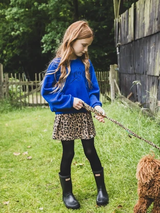 LOOXS Little Little interlocks skirt