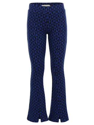 LOOXS Little Little jaquard flaire pants