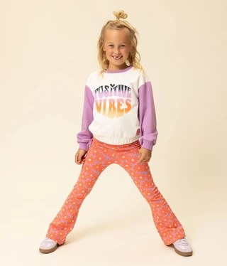 LOOXS Little Little printed flare pants