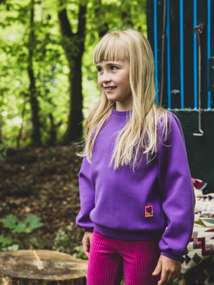 LOOXS Little Little sporty scuba sweat sweater