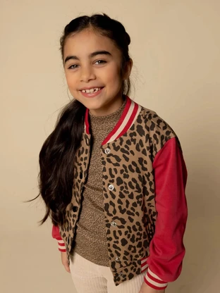 LOOXS Little Little sweat baseball jacket