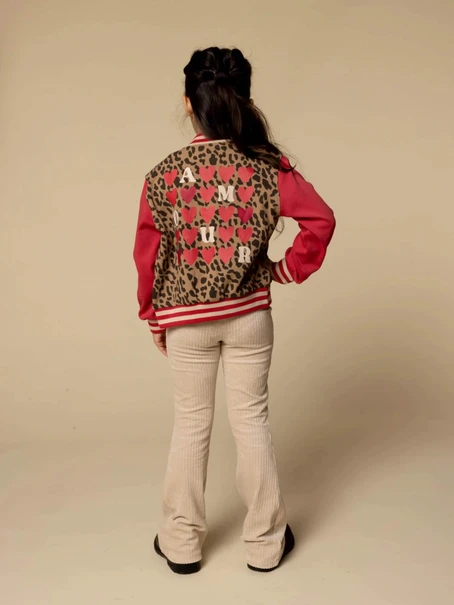 LOOXS Little Little sweat baseball jacket