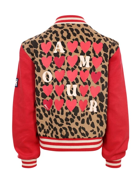 LOOXS Little Little sweat baseball jacket