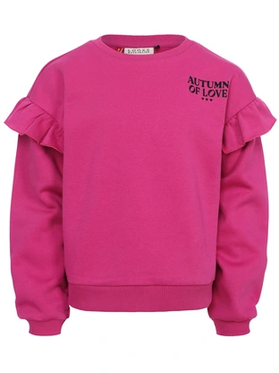 LOOXS Little Little sweater with ruffles