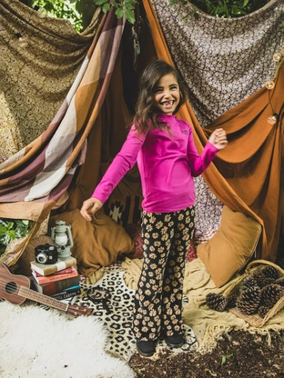 LOOXS Little Little velvet flaire pants