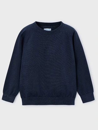 Mayoral Basic cotton jumper w/round
