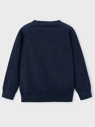 Mayoral Basic cotton jumper w/round