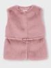 Mayoral Fur vest with belt