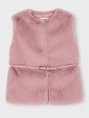Mayoral Fur vest with belt