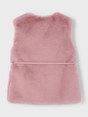Mayoral Fur vest with belt