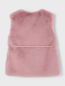 Mayoral Fur vest with belt