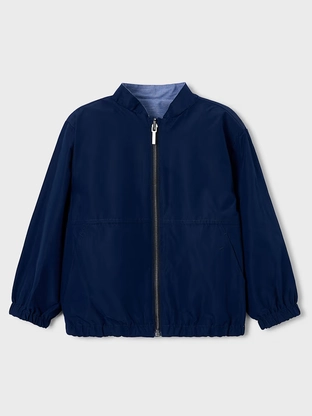 Mayoral Reversible linen windbreaker