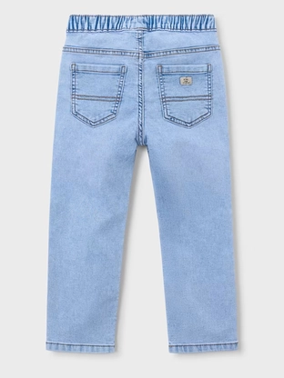 Mayoral Soft denim jogger pants
