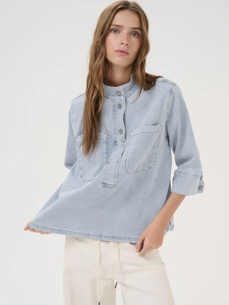 My Essential Wardrobe LaraMW 115 Boxy Blouse
