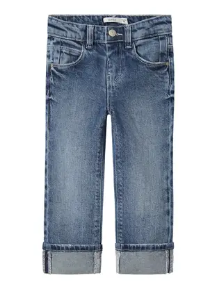 Name It NMFROSE STRAIGHT FOLD JEANS 4224-AZ