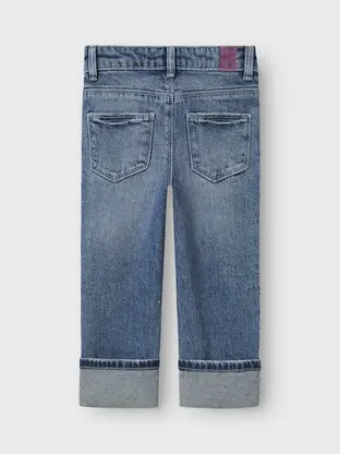 Name It NMFROSE STRAIGHT FOLD JEANS 4224-AZ