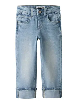 Name It NMFROSE STRAIGHT FOLD JEANS 4224-AZ