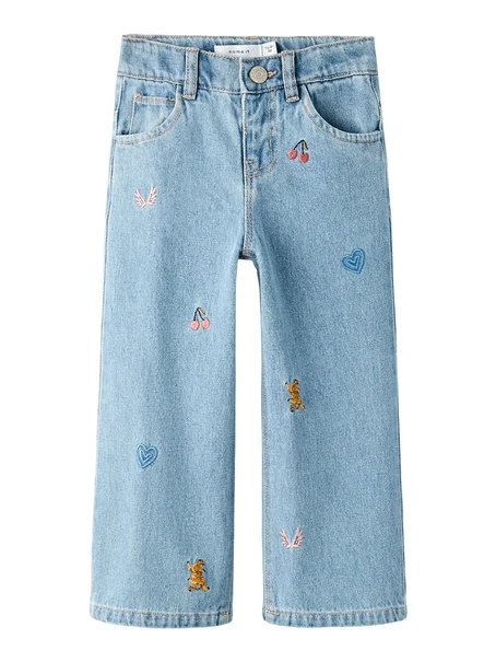 Name It NMFROSE WIDE EMB JEANS 4999-ZA