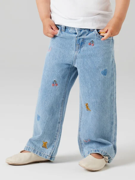 Name It NMFROSE WIDE EMB JEANS 4999-ZA