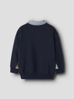 Name It NMMLUCAN LS NREG SWEAT POLO UNB