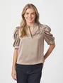 Neo Noir 162590 Roella Heavy Sateen Blouse