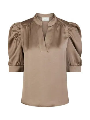Neo Noir 162590 Roella Heavy Sateen Blouse