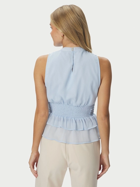 Neo Noir Ansol Solid Chiffon Top