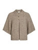 Neo Noir Benuta Fluffy Knit Cardigan