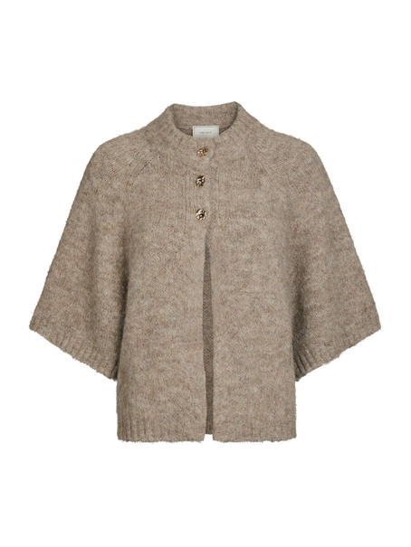 Neo Noir Benuta Fluffy Knit Cardigan