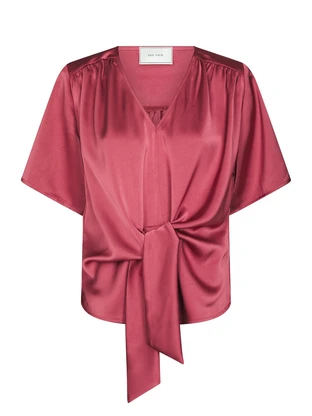 Neo Noir Casadia Heavy Sateen Blouse