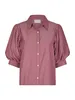 Neo Noir Etta Soft Stripe Stone Shirt
