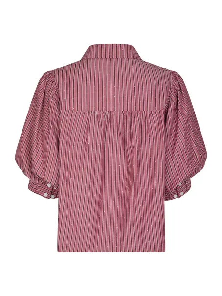 Neo Noir Etta Soft Stripe Stone Shirt
