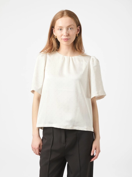 Neo Noir Florina Heavy Sateen B Blouse