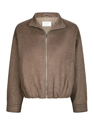 Neo Noir Florine Wool Bomber Jacket