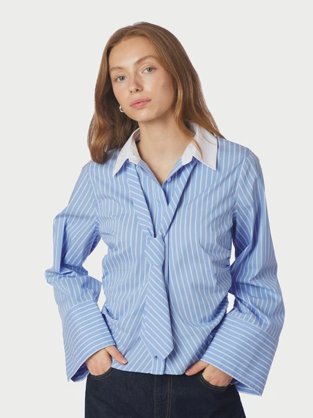 Neo Noir Francesca Stripe Shirt