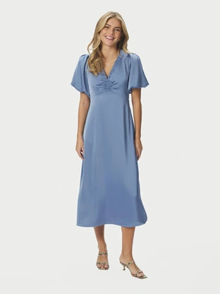 Neo Noir Illana Heavy Sateen Dress