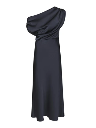 Neo Noir Lilith Heavy Sateen Dress